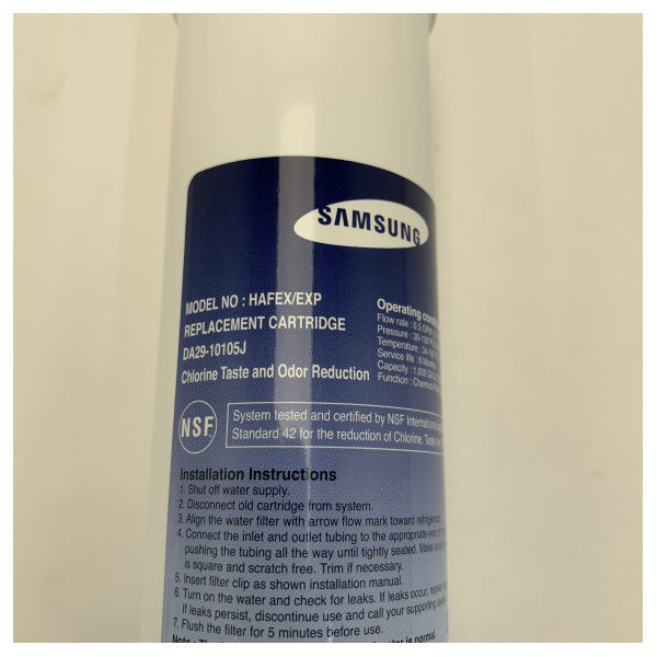 Samsung DA29-10105J External Waterfilter for Refrigerator - HAFEX/EXP In-Line