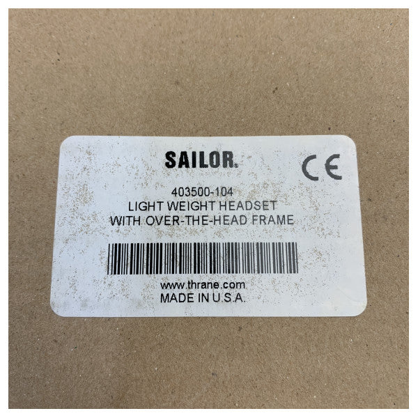 Fone de ouvido acolchoado Sailor Storm para SP3500 não ATEX 403500-104