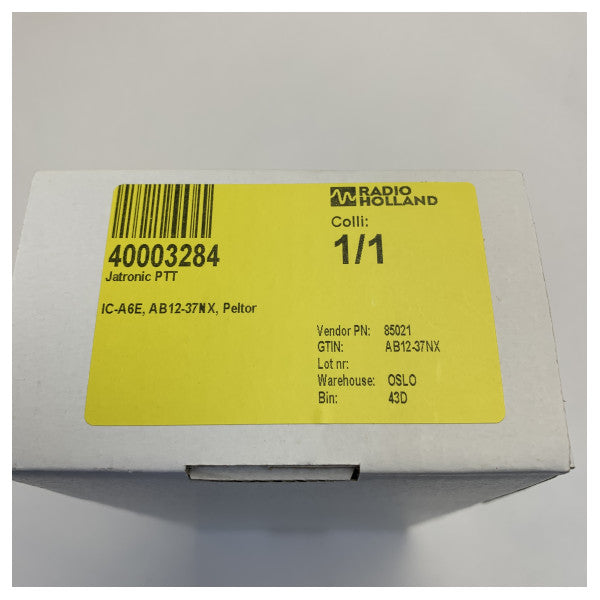 Jatronic AB12-37NX PTT-switch/adapter til luftbåndsradio ICOM IC A6