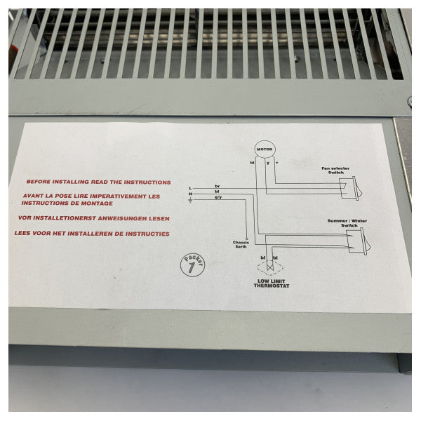 Remeha Kickspace KS-600-G Riscaldamento a battiscopa 230V