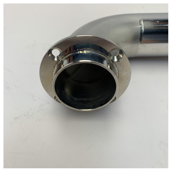 Витяжний патрубок Riva з нержавіючої сталі 50 мм вигнутий