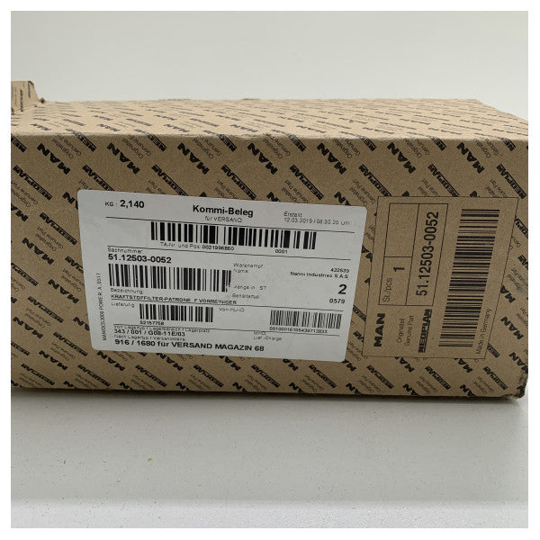 Filtro carburante originale MAN bianco - 51125030052