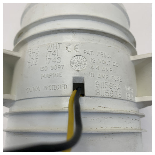 Ventilador Marino Osculati 12V En Línea 6M3 - 1617430