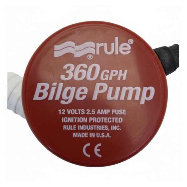 Rule 360 GPH 12V Bådpumpe 24DA 12V - 1602400