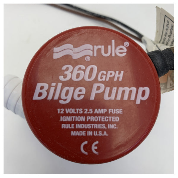 Rule 360 GPH 12V Bådpumpe 24DA 12V - 1602400