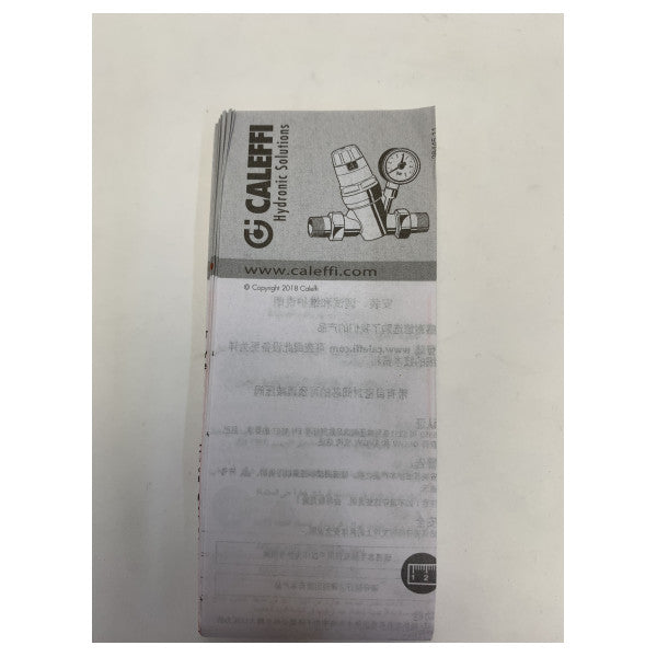 Βαλβίδα Μείωσης Πίεσης Caleffi 535040 1/2 inch Ρυθμιζόμενη