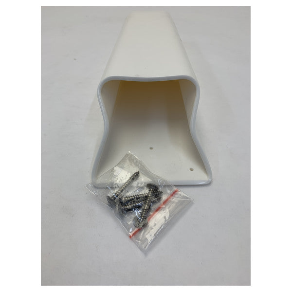 Seaworld Supporto per maniglia verricello in PVC bianco incl. viti - 17420