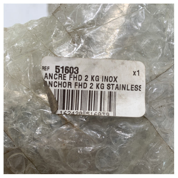 Plastimo 2 kg FHD sidro od nehrđajućeg čelika - 51603