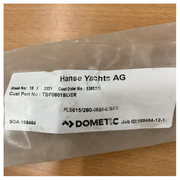 Dometic PLS615/280-MSI-BSFF Sombra Plisada Cubierta Solar - 615 x 280 mm