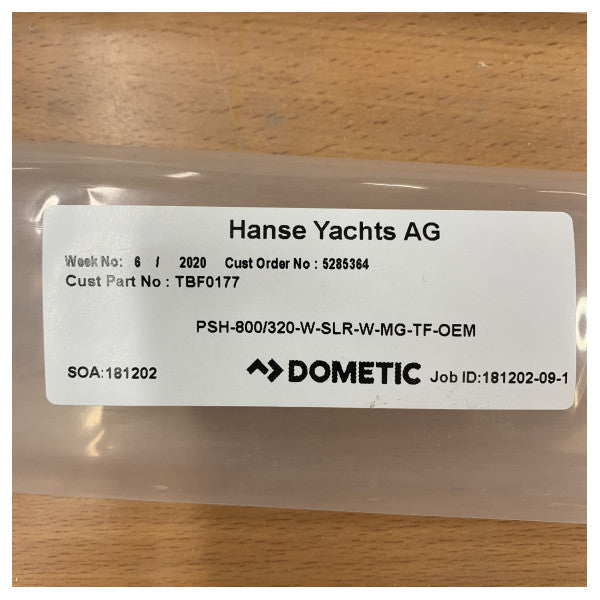 Dometic Portshade Blind PSH-800/320-W-SLR-W-MG Båd Blind