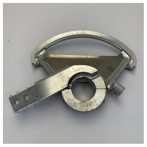 Jefa 80150 Brazo de timón Cuadrante para dirección de timón de aluminio - TRS0428