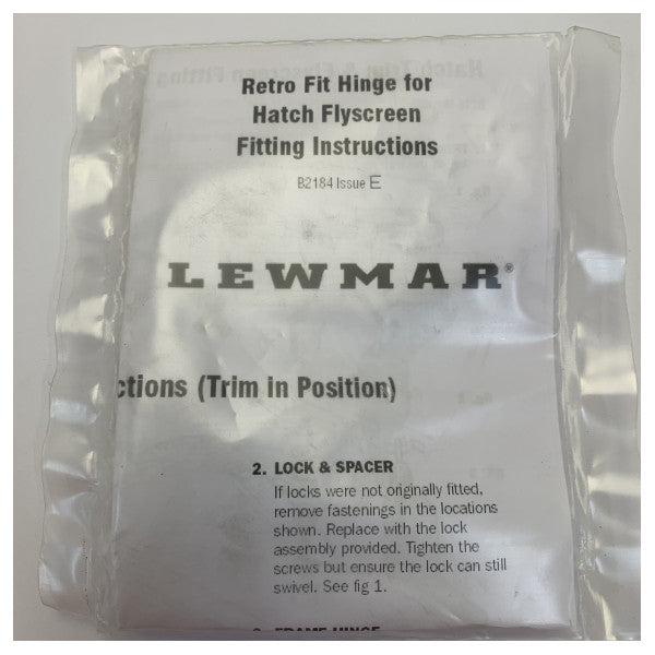 Lewmar Pothole Inre Ram Vit för Storlek 41 - 368541252