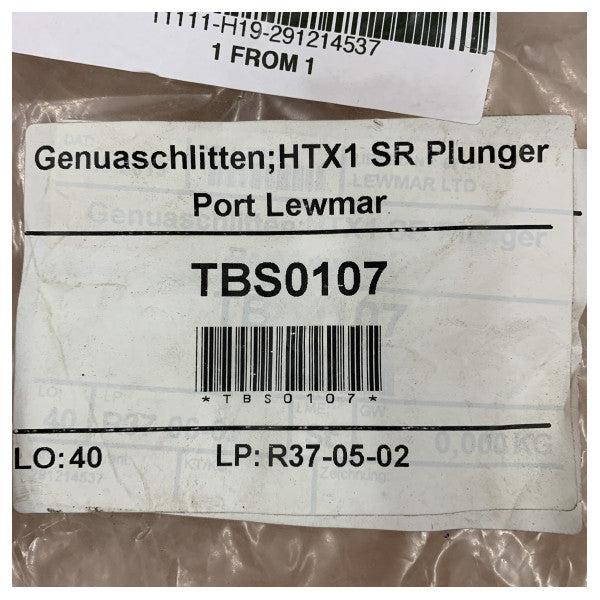 Lewmar HTX Genoa Car Slide with T1 Port Piston - 291214537