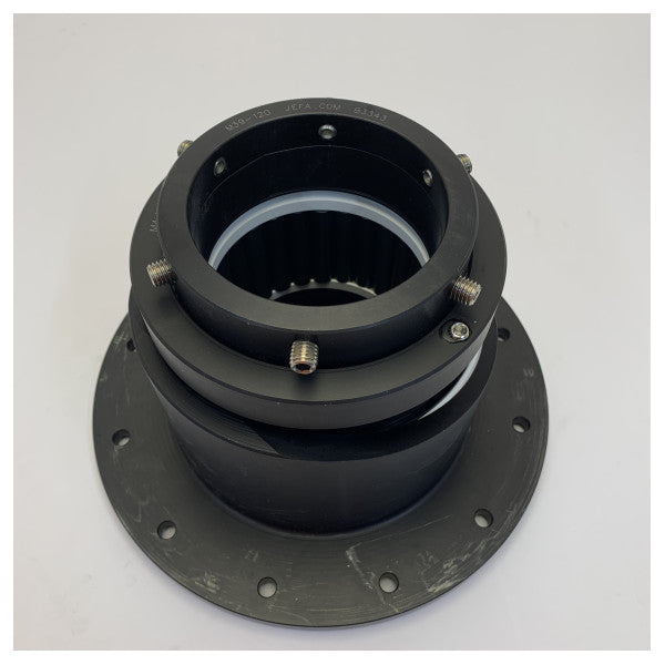 Cuscinetto del timone Jefa con rulli da 100 mm per Hanse 675 e ispezione del boccaporto