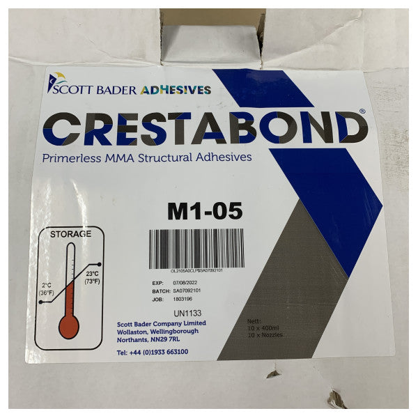 Kleje strukturalne dwuskładnikowe Crestabond M1-05 400ml