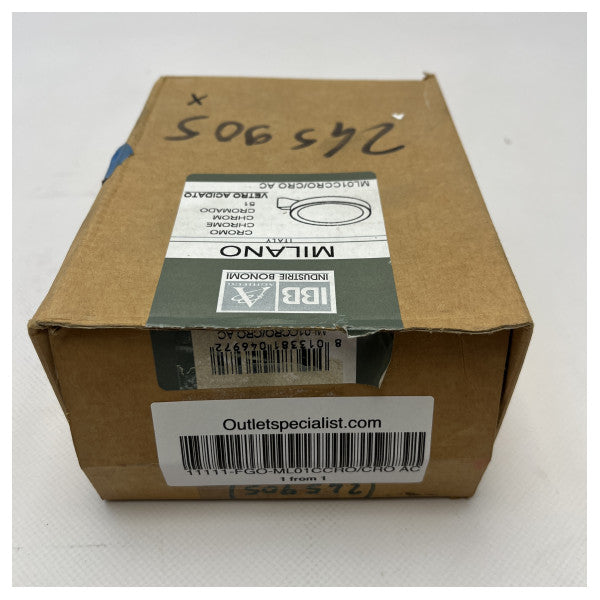 Тримач для мила IBB Chrome з матовим склом - ML01CCRO/CRO