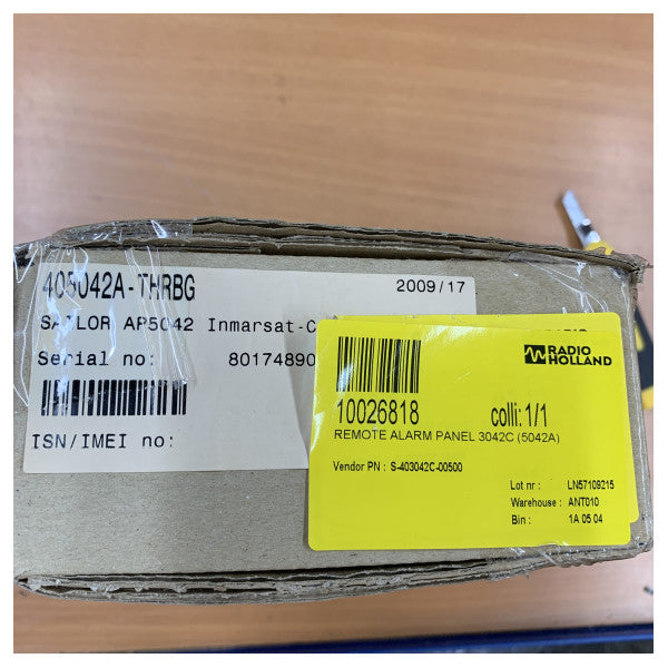 Сенсорна панель керування сигналізацією Inmarsat-C Sailor AP5042 - 405042A