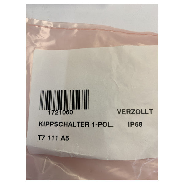 OTTO 1721060 Marine vippströmbrytare IP68 vattentät MS25081 Mil-Spec elektrisk