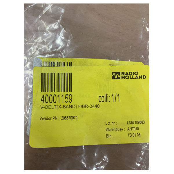 Mitsubishi X-BAND V-Belt 205570070 - Ιμάντας κίνησης ναυτικού κινητήρα