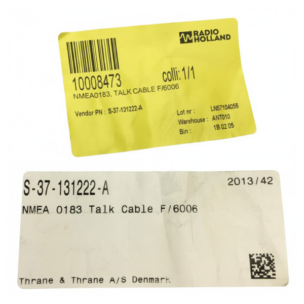 Кабел за разговор NMEA 0183 на Thrane and Thrane S-37-131222-A