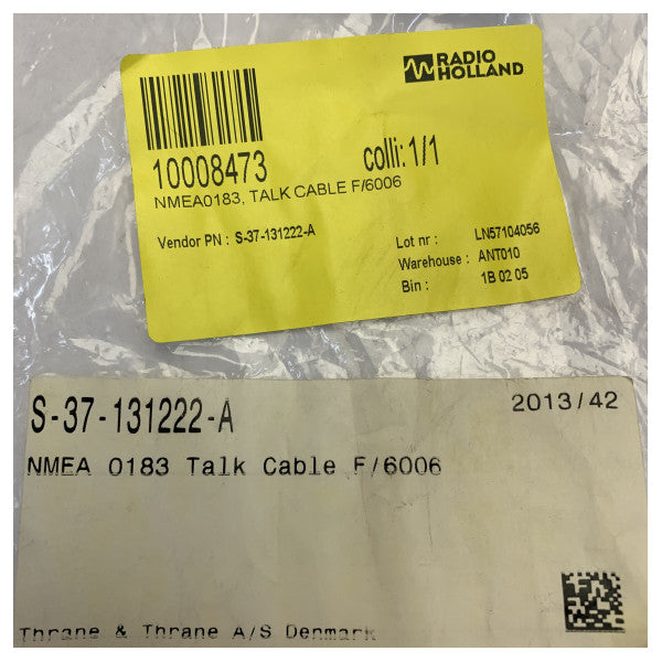 Thrane og Thrane NMEA 0183 Talk Cable S-37-131222-A