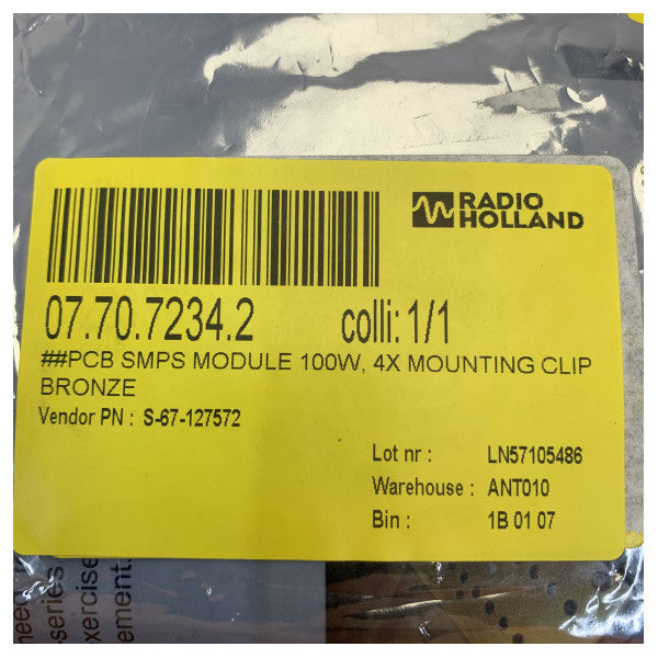 Módulo de PCB de potencia SMPS Thrane y Thrane S-67-127572 100W RT5020 y RT5022