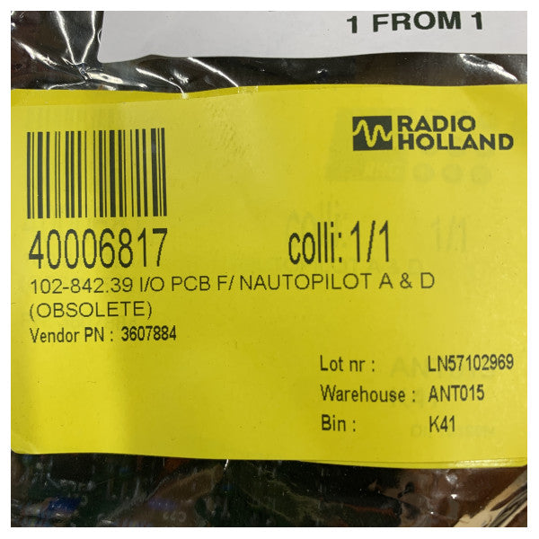 Płytka PCB I/O Raytheon Anschutz dla Nautipilot - 102-842.39