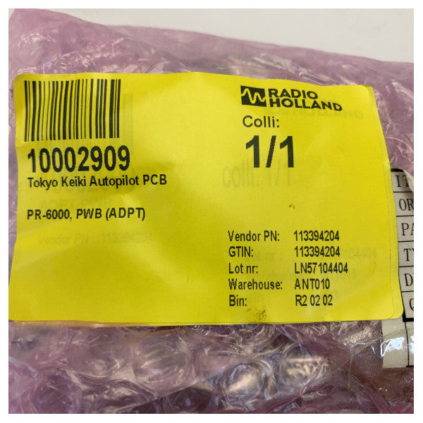 Токио Кейки PR-6000 Автопилот PCB PWB ADPT 3609137