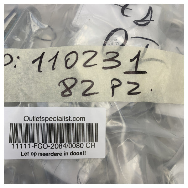 BCM 2084/0080 CR Αρούμπα Φώτα Ευγένειας Ανοξείδωτο Ατσάλι