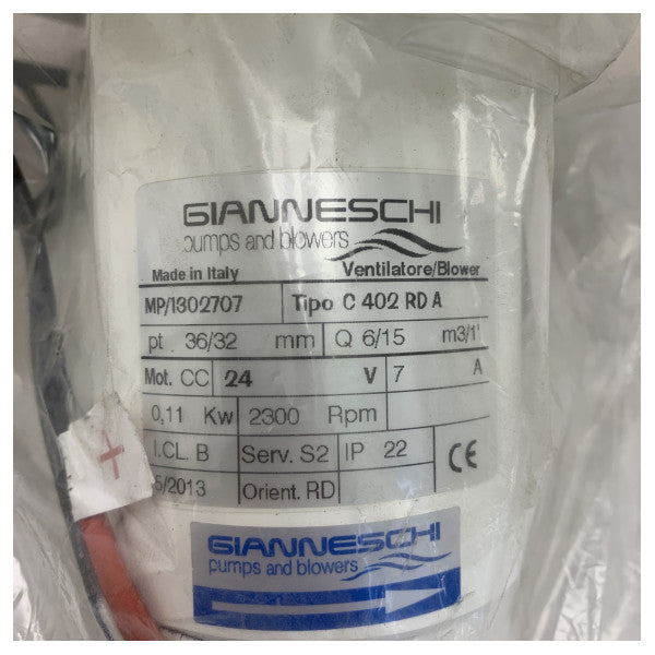 Gianneschi C402 24V Centrifugalni puhač bijela lijeva lijeva - 01CL4021