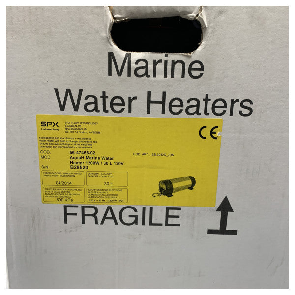 Котел з нержавіючої сталі Johnson Marine 30л 1200Вт 230В - 56-47456-02