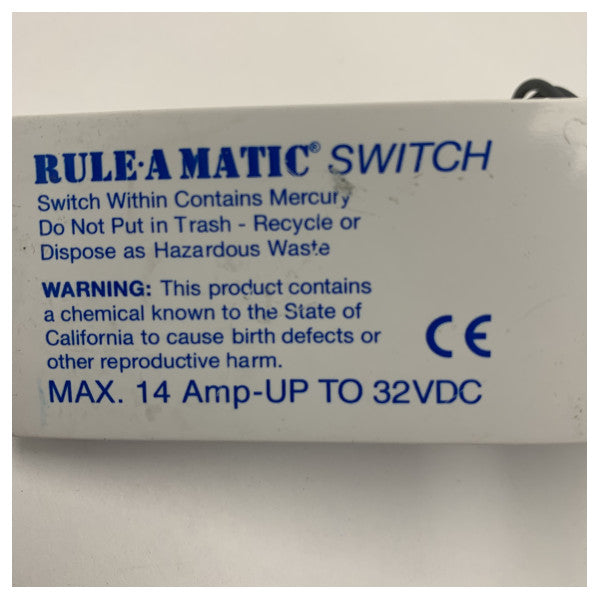 Rule A-Matic 14 Ampere Bilgepumpen-Durchflussschalter 35F