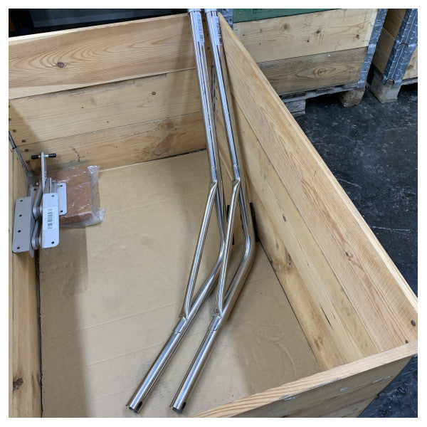 Zestaw obrotowych wciągarek ze stali nierdzewnej 160 KG Ręczny - JPW6172