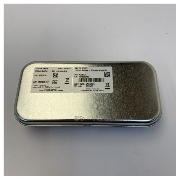 Sailor 403503A ATEX Meriradio Litiumrautaakku