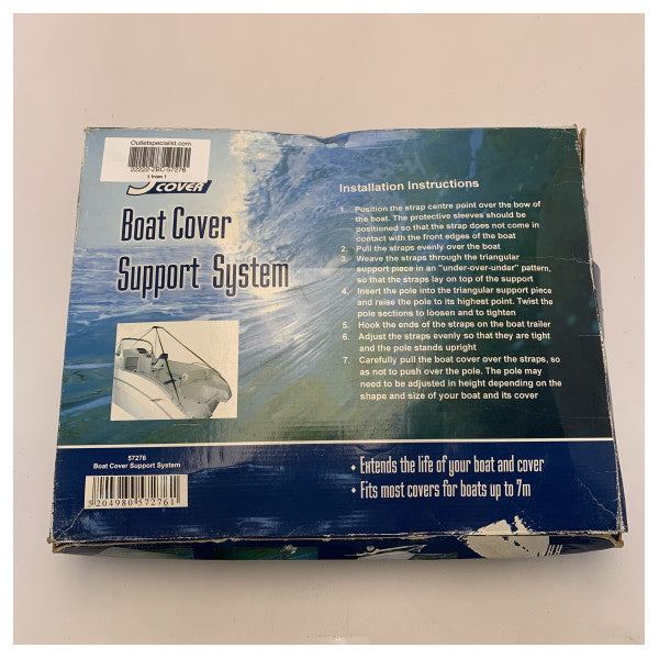 Sea Cover tekne örtüsü destek sistemi 50 - 116 cm - 57276