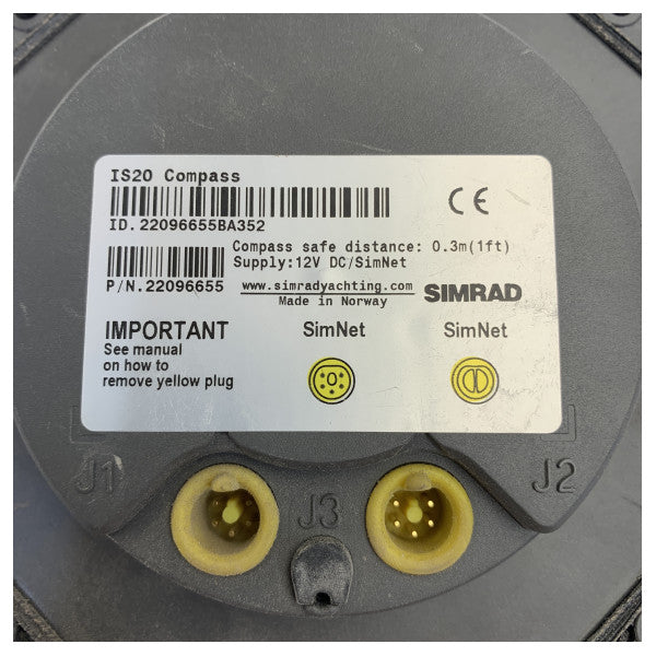 DISPLAY DE COMPASSO IS20 Simrad 22096655 USADO