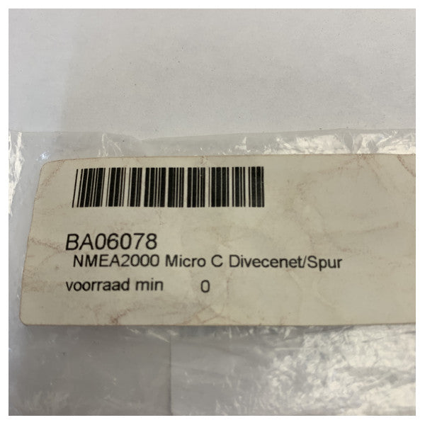 Raymarine A06078 SeaTalk NG na DeviceNet muški ispravni kabel - 0.1m