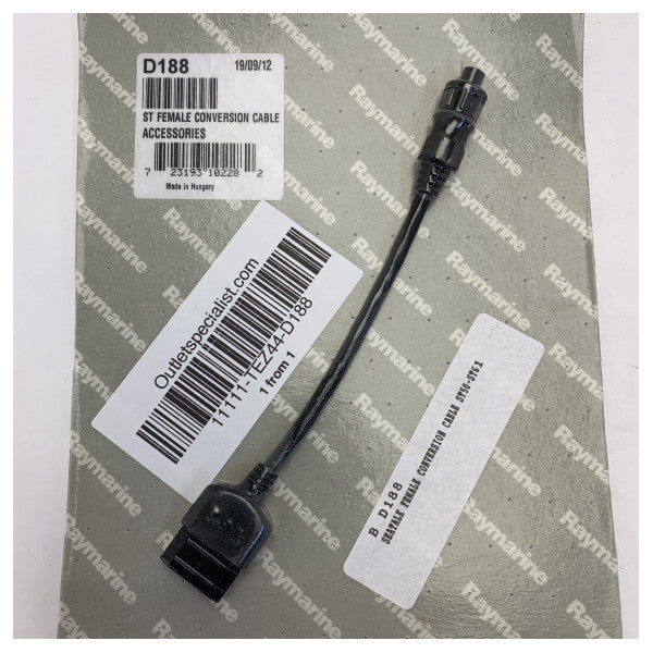 Cabo de Conexão SeaTalk para SeaTalk Fêmea Raymarine D188