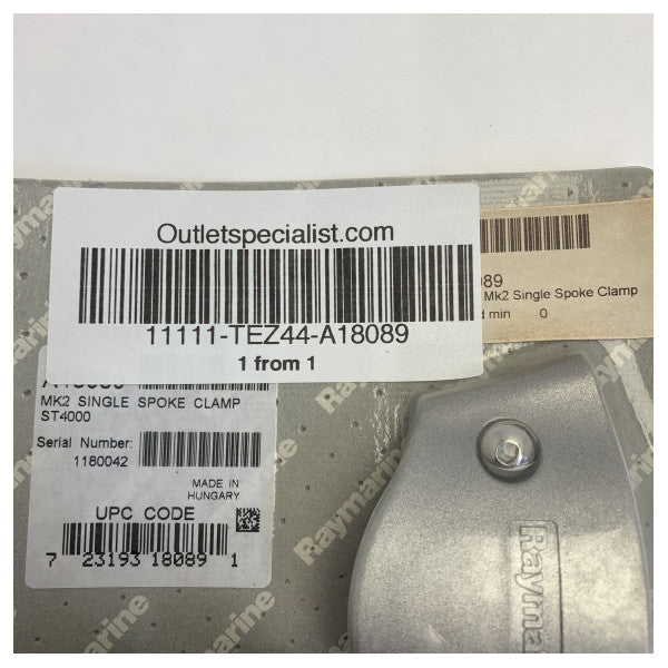 Raymarine A18089 Wheeldrive MK2 Enkel Spoke Clamp ST4000