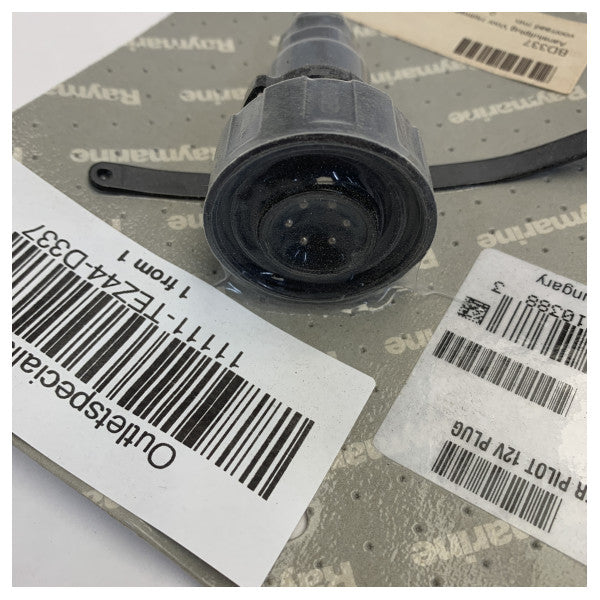 Raymarine D337 Tiller Pilot Connection Plug - Tru-Hull 6-pin Serie 1000 and 2000