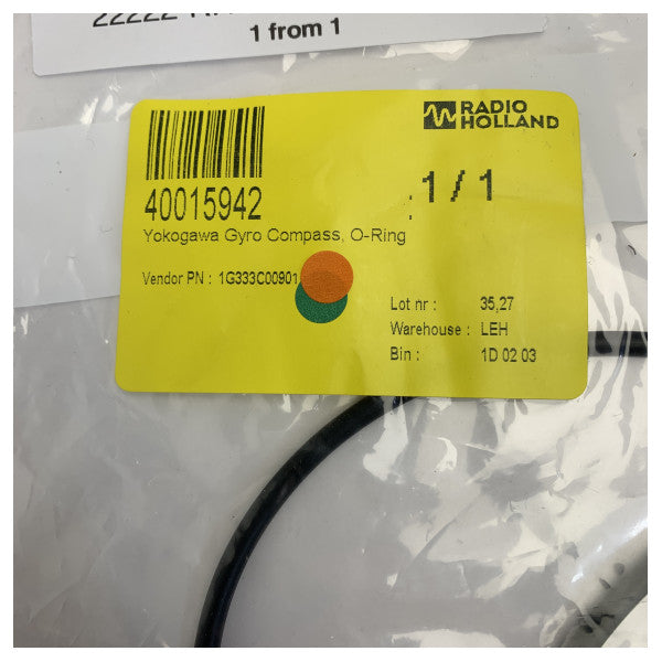 Yokogawa 1G333C00901 O-rengas Gyro Compassille