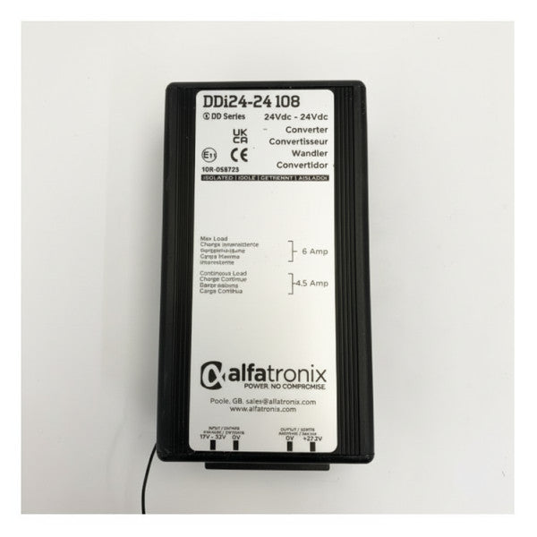 محول Alfatronix DDI 24-24 108W 4.5A DC-DC - من 24V إلى 24V