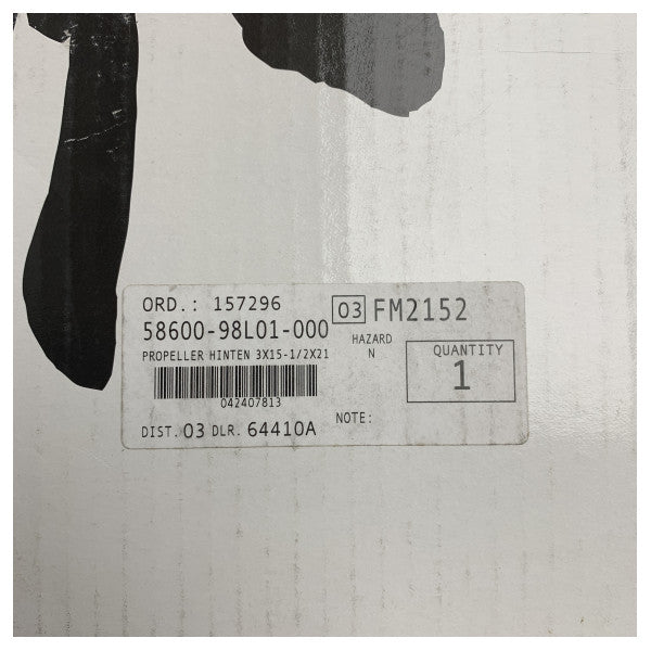 Suzuki 3-kraki 15.5 x 19.5 R duo prop od nehrđajućeg čelika