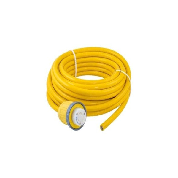 Hubbell 15 m cavo di alimentazione da terra giallo 32 ampere - 230V - HBL332CS