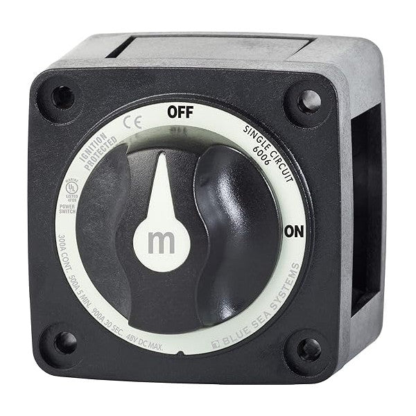 Blue Sea 6006200 Серия М 300А - превключвател за включване и изключване на батерията