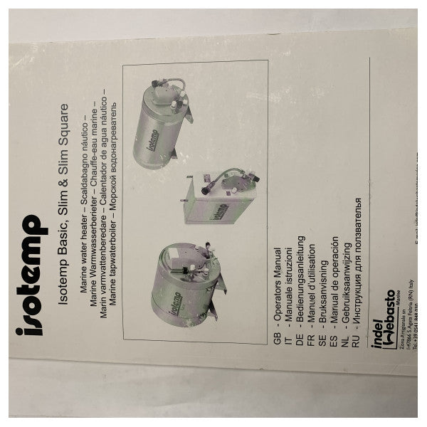 Isotemp 40L basis boiler stainless steel 230V - 604031B000003