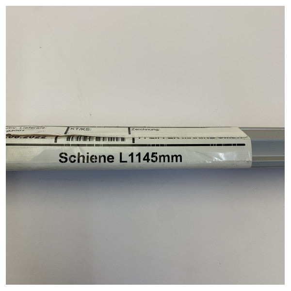 Trilho em T de Alumínio Lewmar Tamanho 2 25 x 4mm - L=1325mm - 7403001