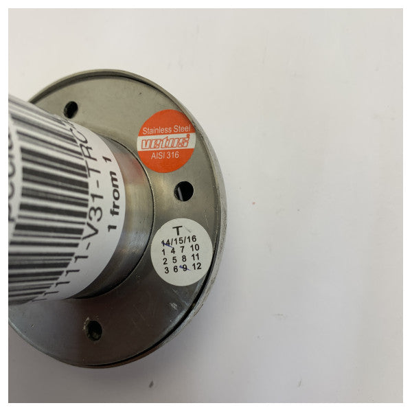 Vetus TRC40SV Двигун з вихлопом на транці з нержавіючої сталі - 40мм