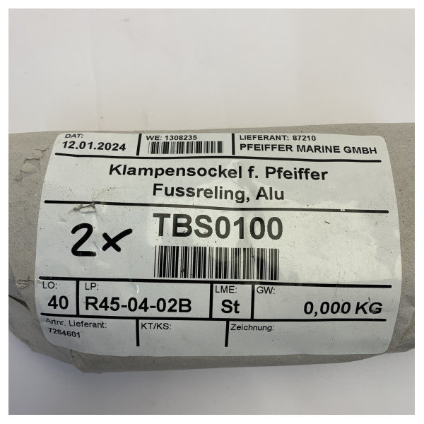 Kit de Montagem de Suporte de Alumínio Pfeiffer - 7264601