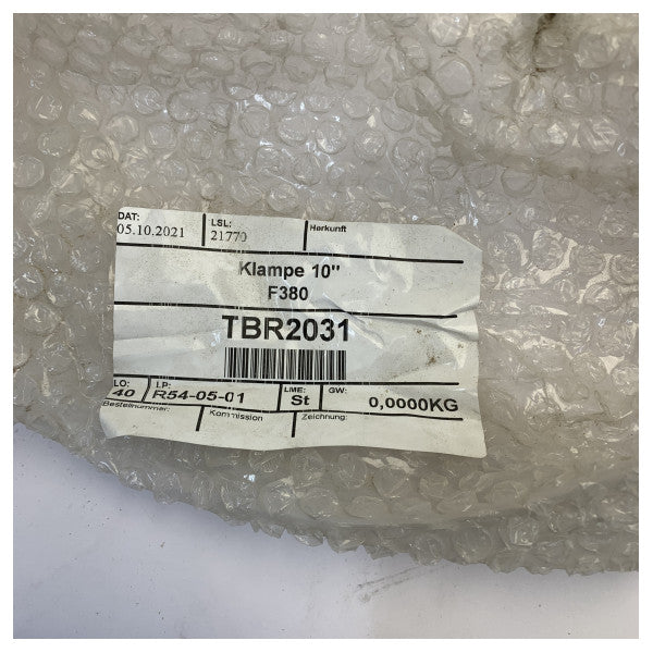 Fjord F380 Нержавіюча сталь 10-дюймовий швартовний гак - TBR2031